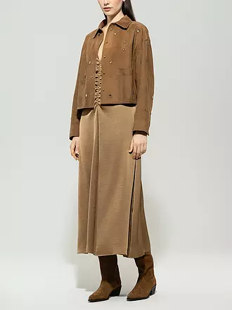 LUISA CERANO | Lederjacke | orange