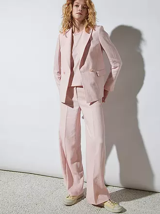 LUISA CERANO | Leinenhose | rosa