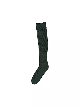 LUISE STEINER | Kniestrümpfe anthra | dunkelgrün