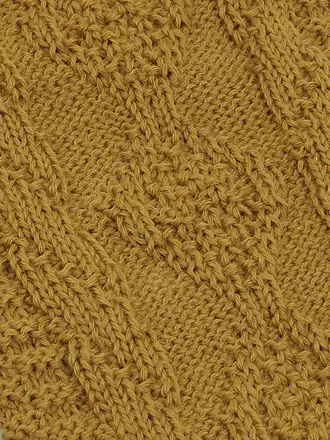 LUISE STEINER | Kniestrümpfe senf | dunkelrot