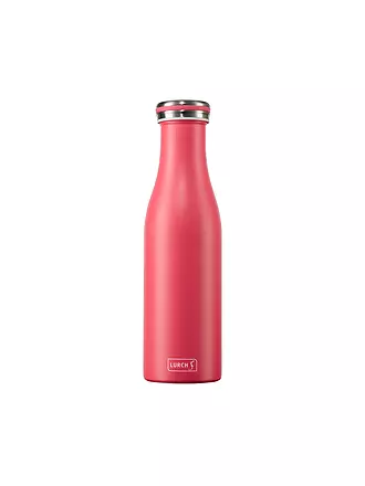 LURCH | Isolierflasche - Thermosflasche Edelstahl 0,5l  Orange | pink