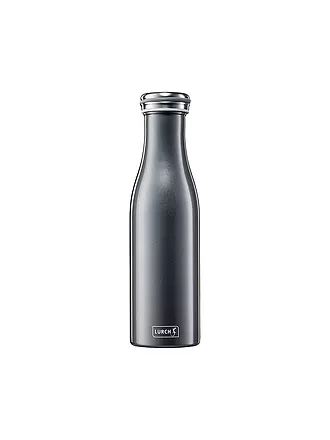 LURCH | Isolierflasche - Thermosflasche Edelstahl 0,5l Anthrazit Metallic | grün