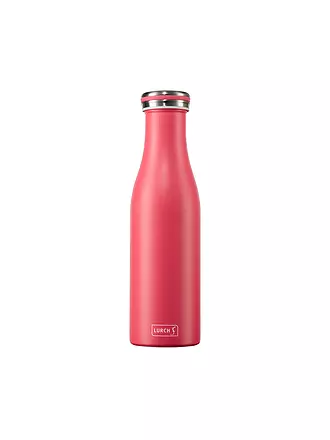 LURCH | Isolierflasche - Thermosflasche Edelstahl 0,5l Blau Metallic | pink