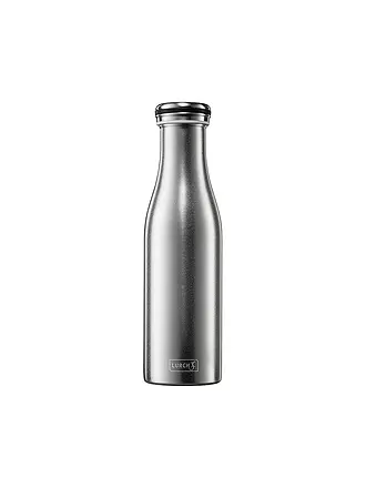 LURCH | Isolierflasche - Thermosflasche Edelstahl 0,5l | silber