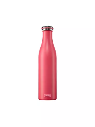 LURCH | Isolierflasche - Thermosflasche Edelstahl 0,75l Fresh-Green | pink