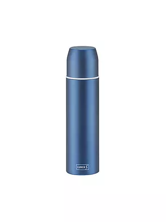 LURCH | Isolierflasche - Thermosflasche mit Becher EDS 0,45l Earth Grey | blau