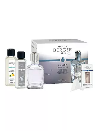 MAISON BERGER PARIS | Flacon 180ml mit 2x250ml Parfum (Nachfüllung) | transparent