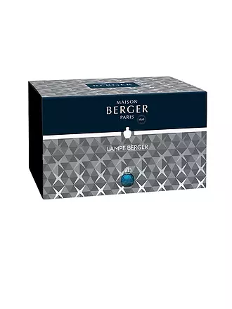 MAISON BERGER PARIS | Lampe Berger Geode Weiß gefrostet | dunkelblau