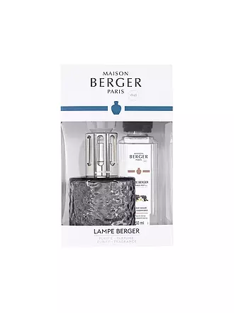 MAISON BERGER PARIS | Lampe Berger Set MIRAGE TRANSPARENTE +250ml Pure White Tea | grau