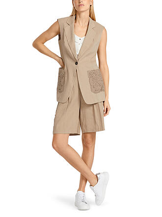 MARC CAIN | Gilet | beige