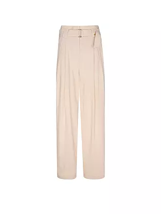 MARC CAIN | High Waist Chino WICHITA Wide Fit | rosa
