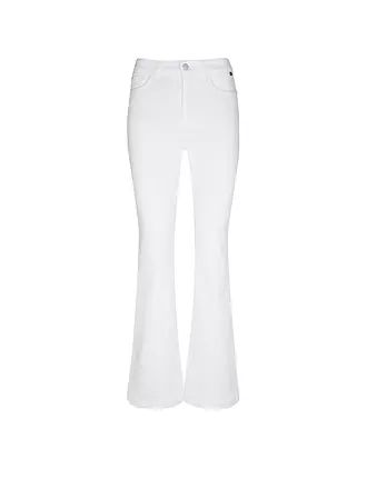 MARC CAIN | Jeans Flared Fit FARO | weiss