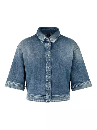 MARC CAIN | Jeansbluse | blau