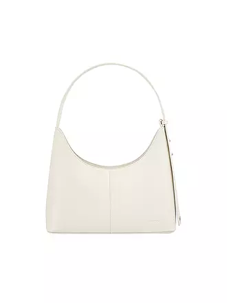 MARC CAIN | Ledertasche - Schultertasche | hellgrau
