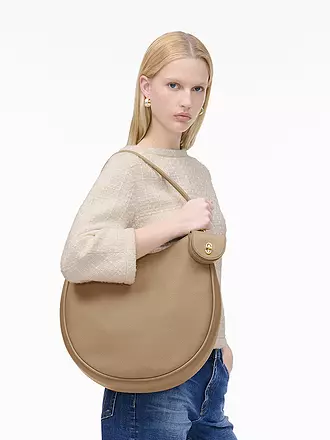MARC JACOBS | Ledertasche - Hobo Bag THE LARGE CRESCENT | camel