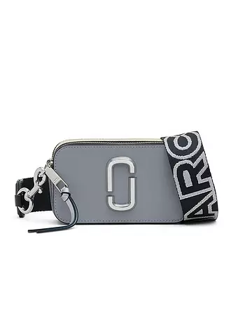 MARC JACOBS | Ledertasche - Mini Bag THE SNAPSHOT | grau