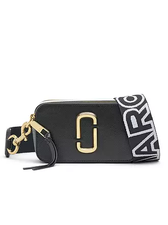 MARC JACOBS | Ledertasche - Mini Bag THE SNAPSHOT | schwarz