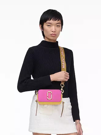 MARC JACOBS | Ledertasche - Mini Bag THE SNAPSHOT | dunkelrot