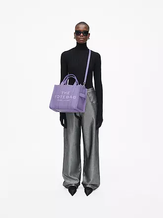 MARC JACOBS | Ledertasche - Tote Bag THE MEDIUM TOTE LEATHER | lila