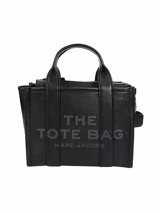 MARC JACOBS | Ledertasche - Tote Bag THE SMALL TOTE LEATHER | schwarz