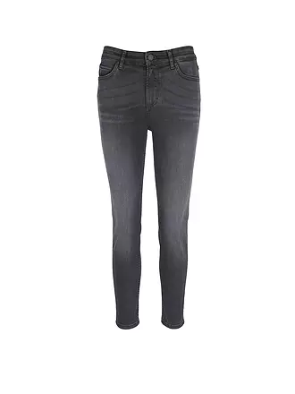 MARC O'POLO DENIM | Highwaist Jeans Skinny Fit 7/8 | blau