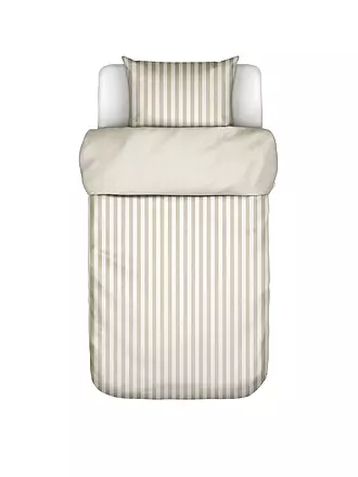 MARC O'POLO HOME | Satin Bettwäsche CLASSIC STRIPE 70x90cm/140x200cm Rose Smoke | beige