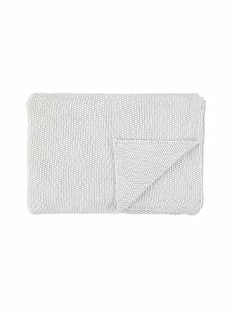 MARC O'POLO HOME | Tagesdecke - Plaid Nordic Knit 130x170cm Garden Green | creme