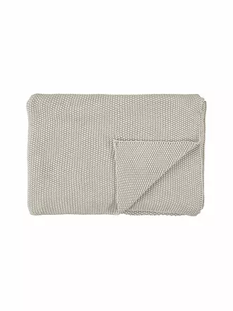 MARC O'POLO HOME | Tagesdecke - Plaid Nordic Knit 130x170cm Garden Green | grau