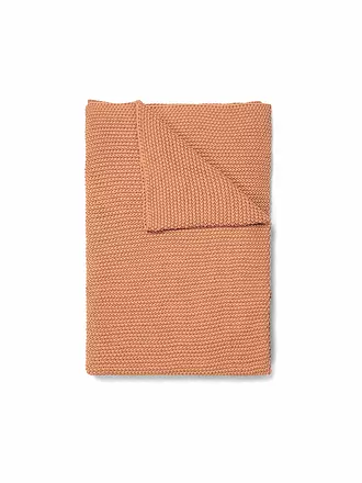 MARC O'POLO HOME | Tagesdecke - Plaid Nordic Knit 130x170cm Garden Green | koralle