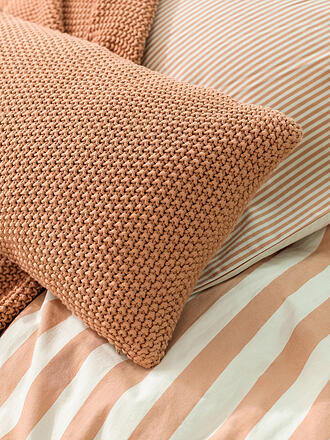 MARC O'POLO HOME | Zierkissen Nordic Knit 30x60cm (Oatmeal) | Koralle