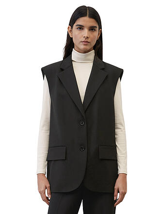MARC O'POLO | Anzugweste MENSWEAR INSPIRED | schwarz