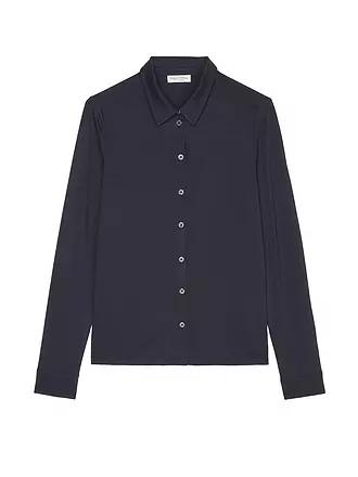 MARC O'POLO | Jerseybluse | schwarz