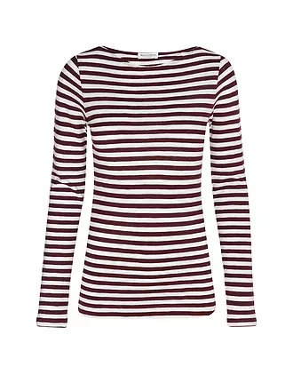 MARC O'POLO | Langarmshirt | dunkelrot