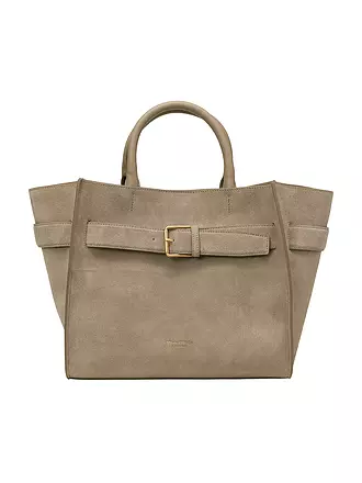 MARC O'POLO | Ledertasche - Shopper Medium | grau
