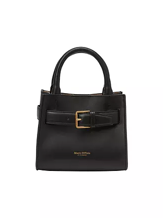 MARC O'POLO | Ledertasche - Umhängetasche Small | schwarz