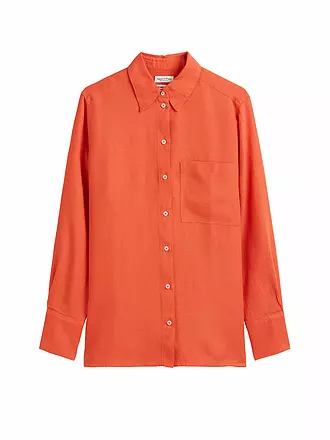 MARC O'POLO | Leinenbluse | schwarz