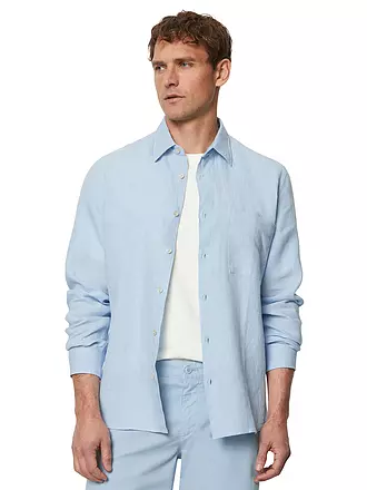 MARC O'POLO | Leinenhemd Regular Fit | blau
