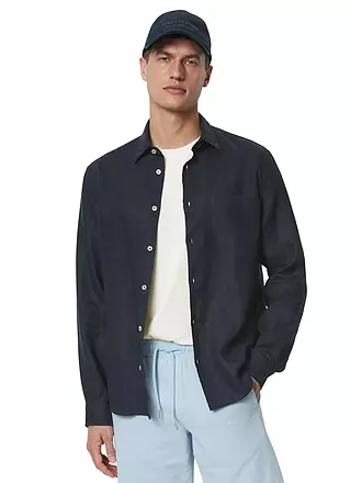 MARC O'POLO | Leinenhemd Regular Fit | dunkelblau