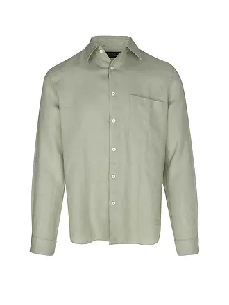 MARC O'POLO | Leinenhemd Regular Fit | blau