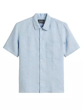 MARC O'POLO | Leinenhemd Regular Fit | blau