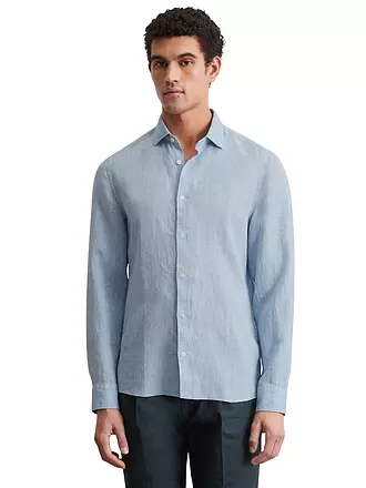 MARC O'POLO | Leinenhemd Regular Fit | blau