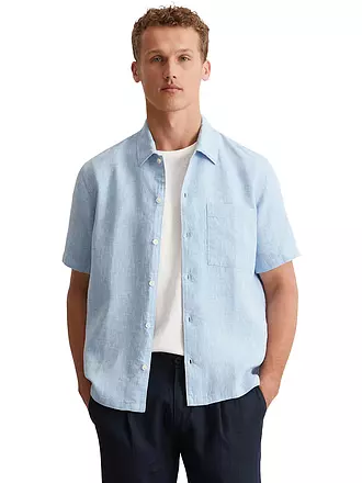 MARC O'POLO | Leinenhemd Regular Fit | blau