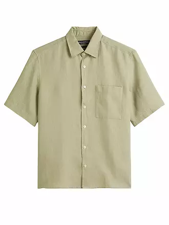 MARC O'POLO | Leinenhemd | dunkelblau
