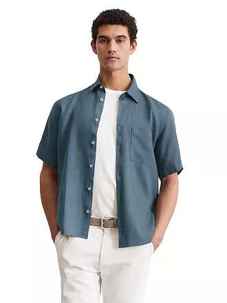 MARC O'POLO | Leinenhemd | blau