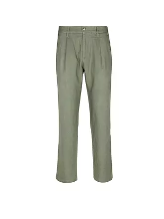 MARC O'POLO | Leinenhose | olive