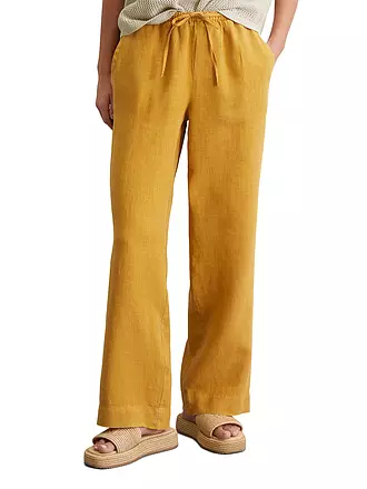 MARC O'POLO | Leinenhose | senf