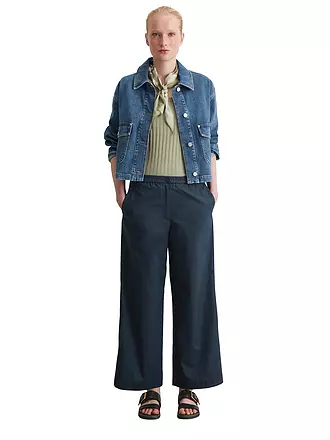 MARC O'POLO | Marlenehose | dunkelblau