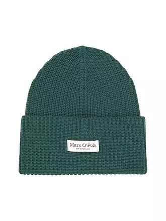 MARC O'POLO | Mütze - Haube | dunkelgrün