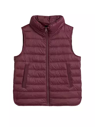 MARC O'POLO | Steppgilet | dunkelrot