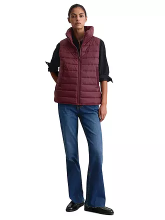MARC O'POLO | Steppgilet | dunkelrot